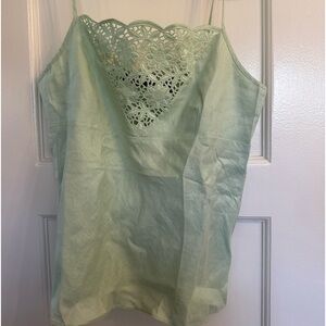 INC spaghetti strap linen top